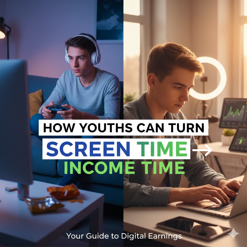 How Youths Can Turn Screen Time into Income Time
