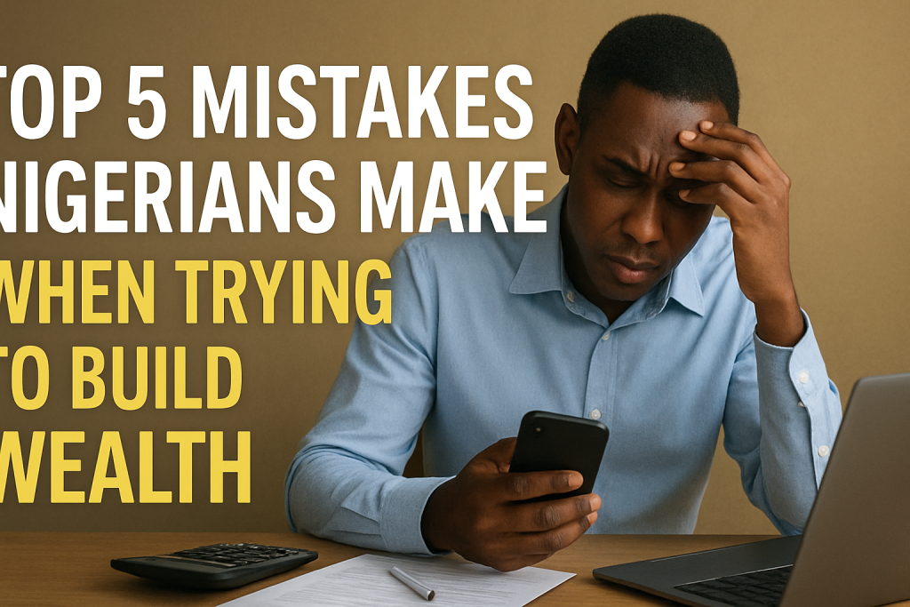 The top 5 Mistakes Nigerians Make When Trying to Build Wealth and How to Avoid Them