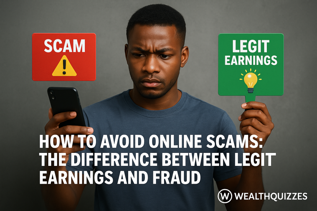 How to Avoid Online Scams: The Difference Between Legit Earnings and Fraud