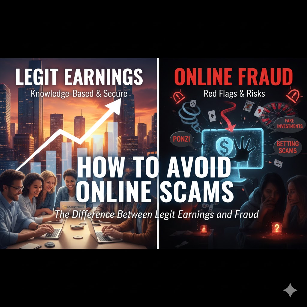 How to Avoid Online Scams: The Difference Between Legit Earnings and Fraud
