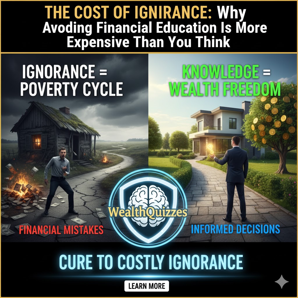 The Cost of Ignorance: Why Avoiding Financial Education Is More Expensive Than You Think
