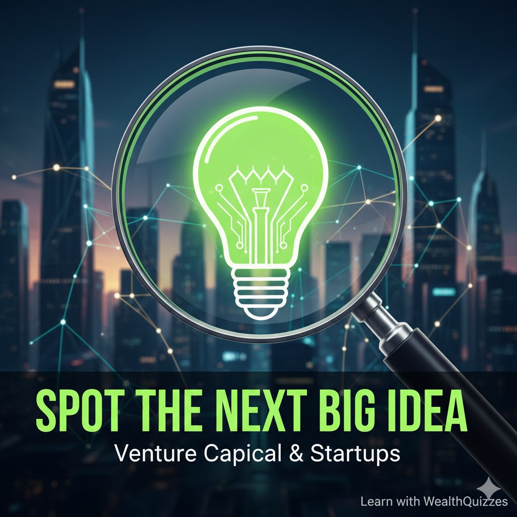 Venture Capital and Startups: How Smart Investors Spot the Next Big Idea