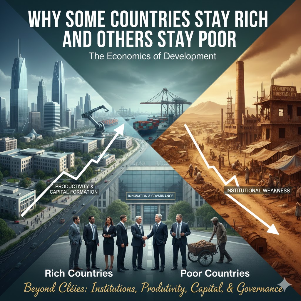 Why Some Countries Stay Rich and Others Stay Poor: The Economics of Development