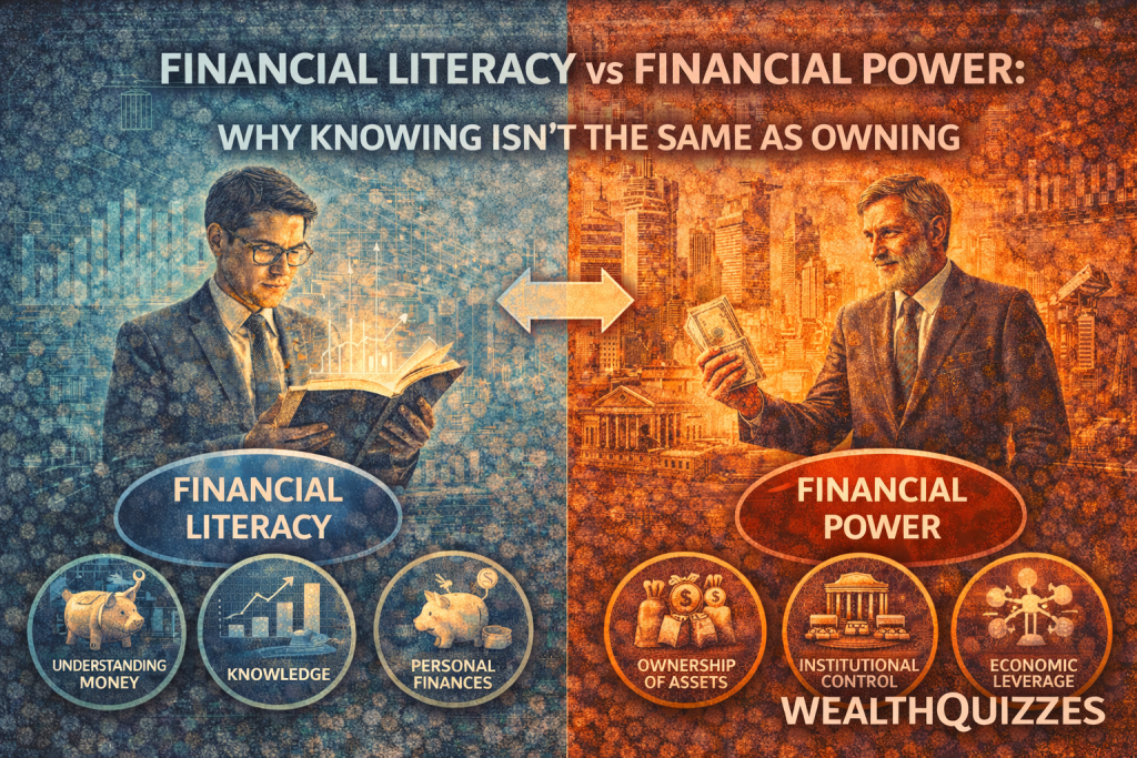 Financial Literacy vs Financial Power: Why Knowing Isn’t the Same as Owning