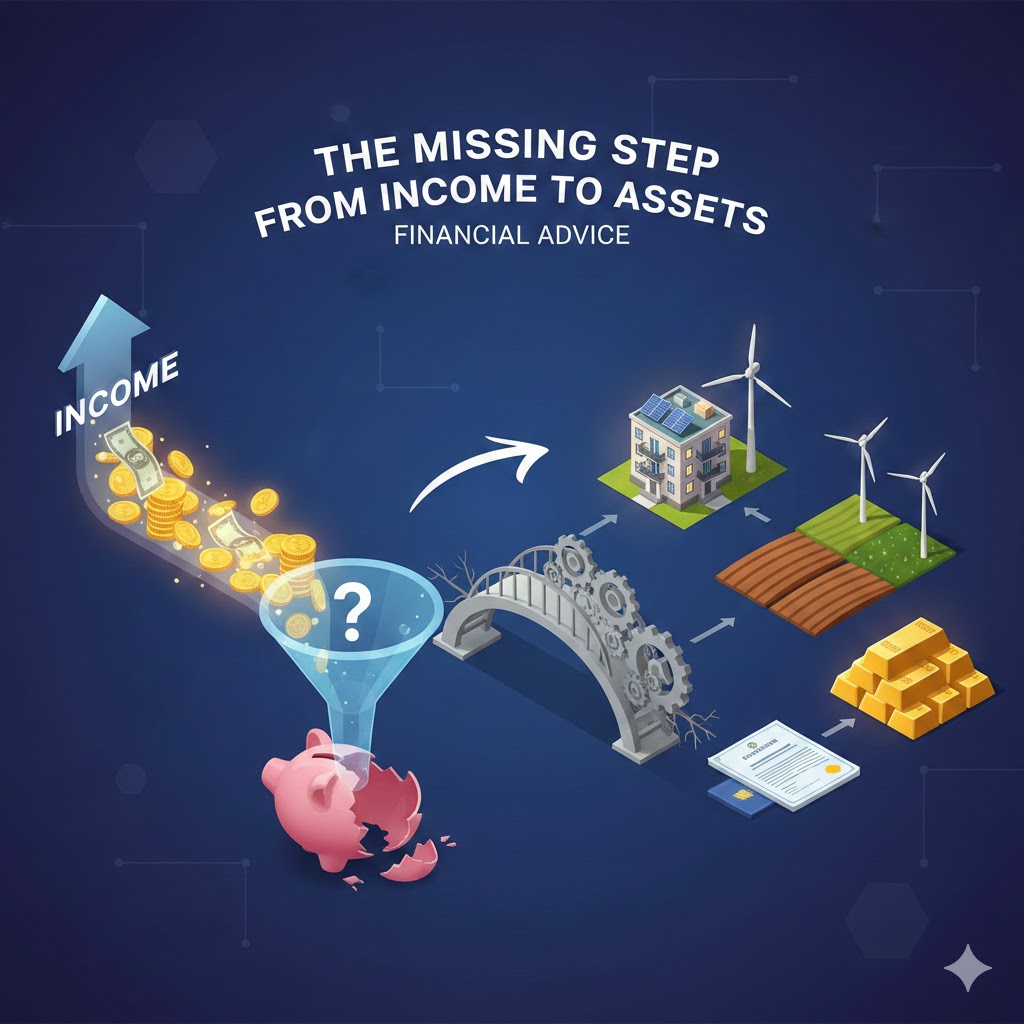 From Income to Assets: The Missing Step in Most Financial Advice