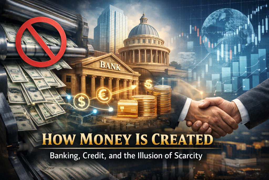 How Money Is Created: Banking, Credit, and the Illusion of Scarcity