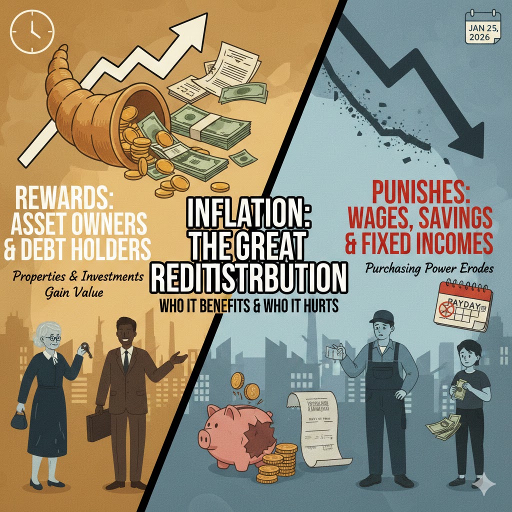 Inflation Is Not Just Rising Prices: Who It Rewards and Who It Punishes