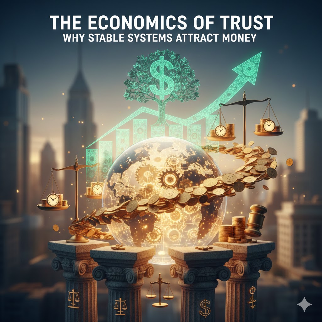 The Economics of Trust: Why Stable Systems Attract Money