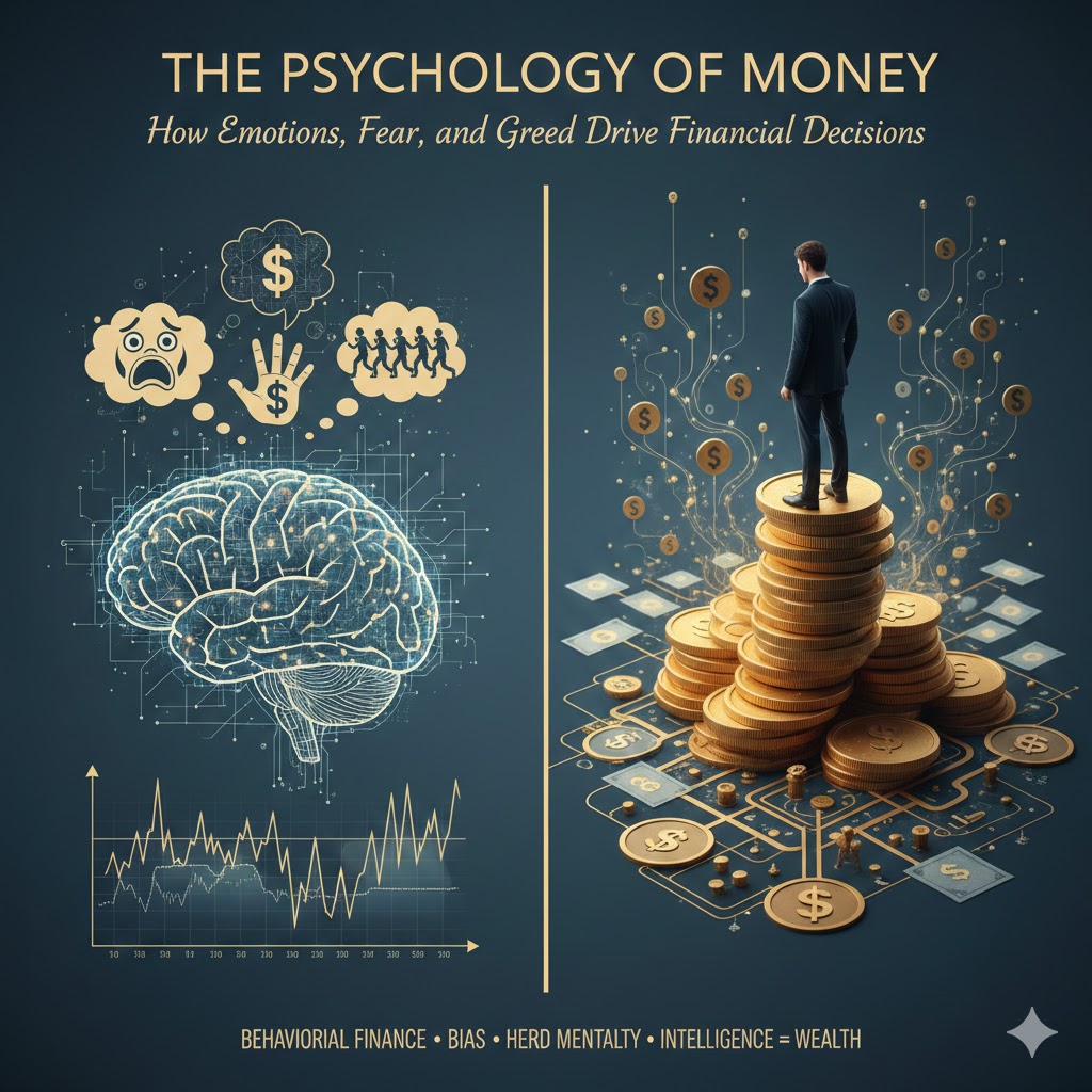 The Psychology of Money: How Emotions, Fear, and Greed Drive Financial Decisions