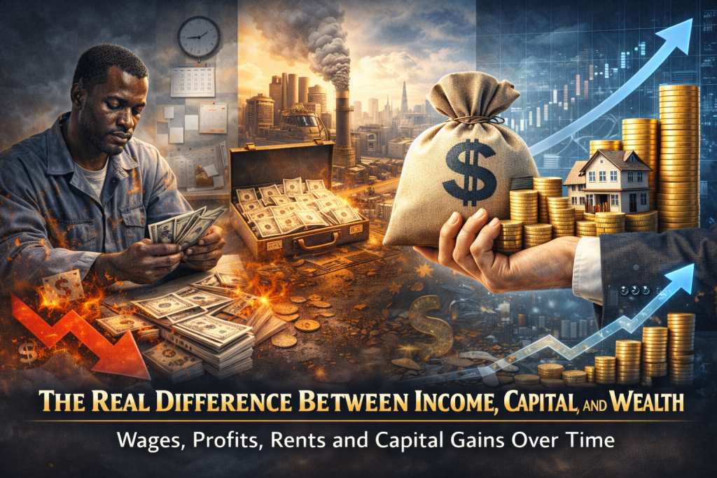 The Real Difference Between Income, Capital, and Wealth