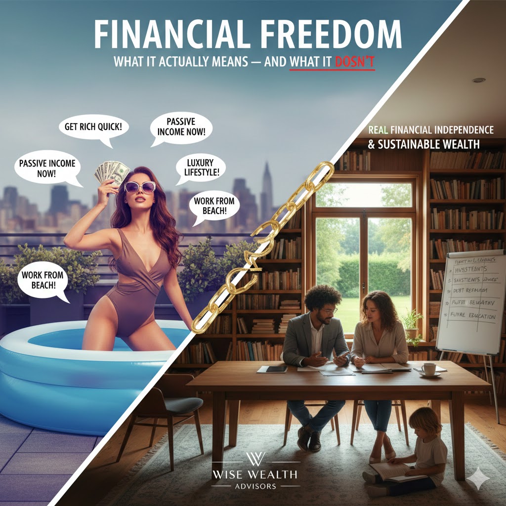 What Financial Freedom Actually Means — And What It Doesn’t