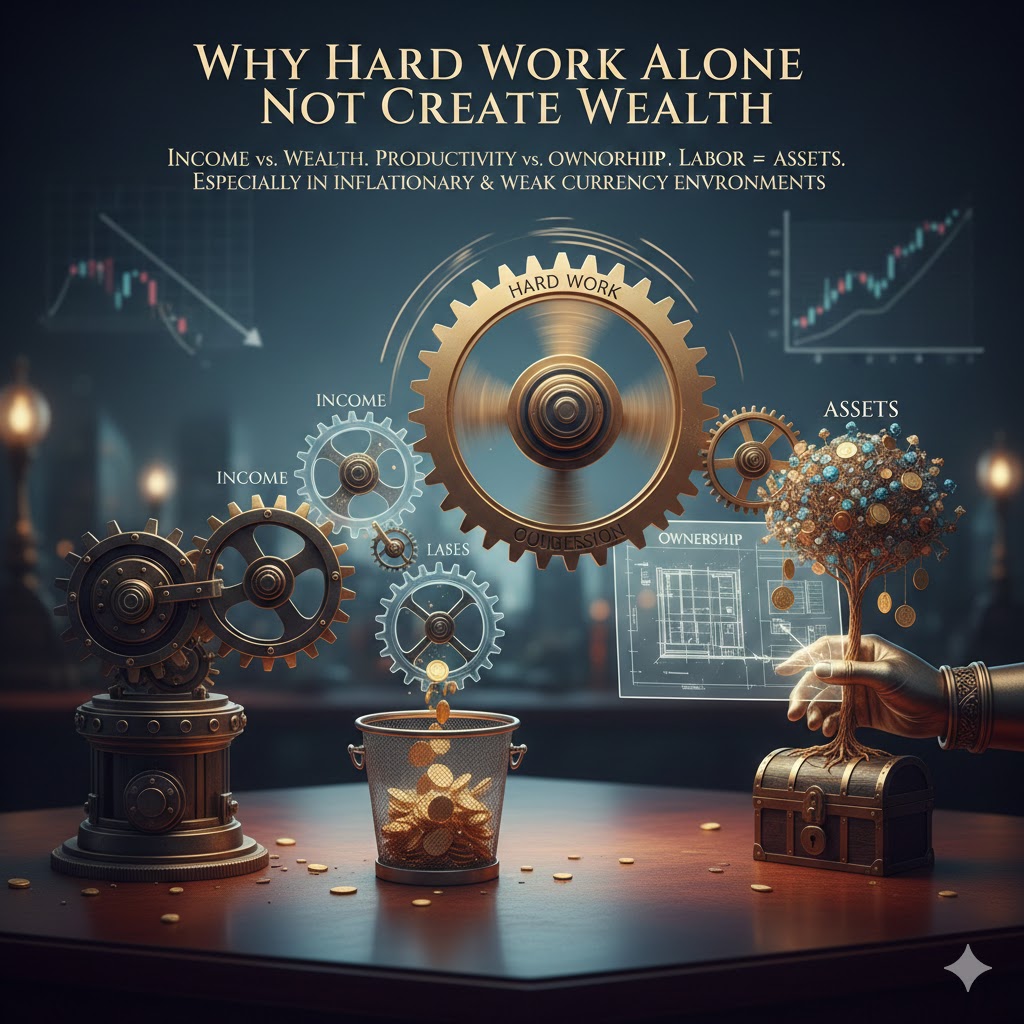 Why Hard Work Alone Does Not Create Wealth