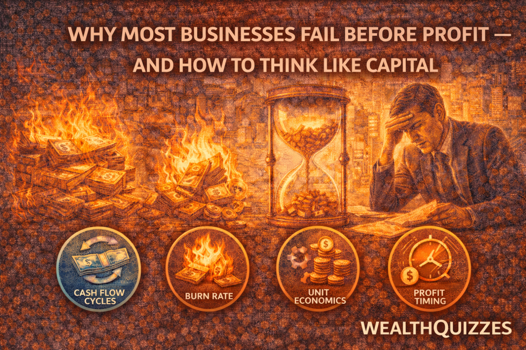 Why Most Businesses Fail Before Profit — And How to Think Like Capital