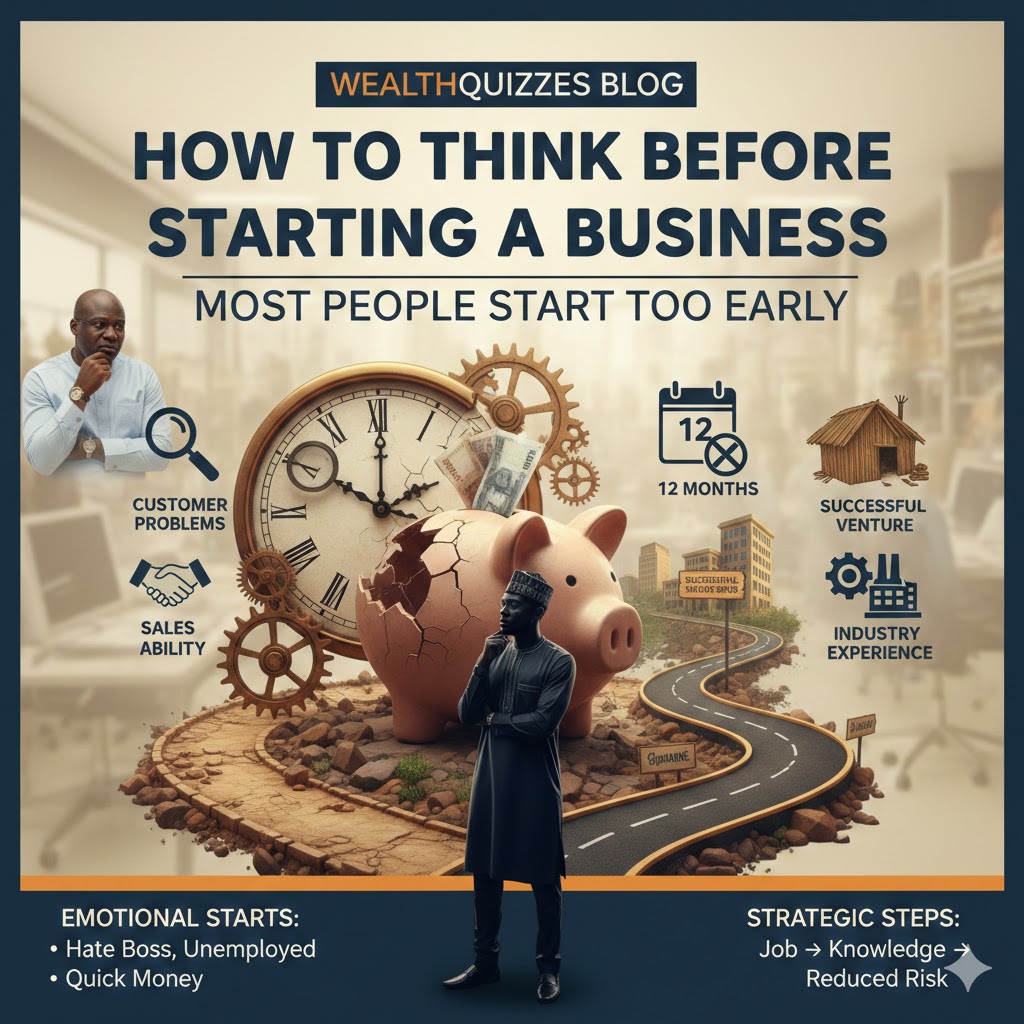 How to Think Before Starting a Business