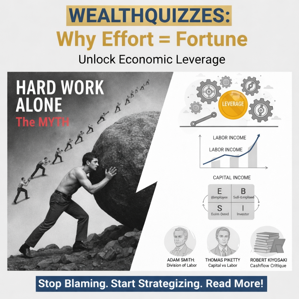 Why Hard Work Alone Does Not Make People Rich