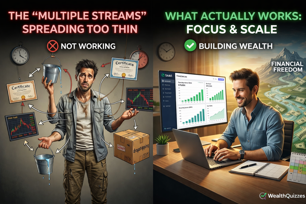 The Myth of “Multiple Streams of Income” (And What Actually Works)