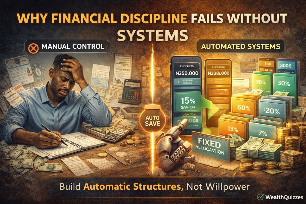 Why Financial Discipline Fails Without Systems