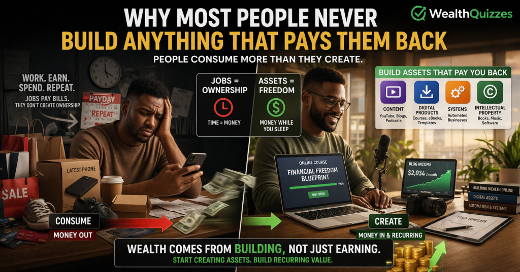 Why Most People Never Build Anything That Pays Them Back