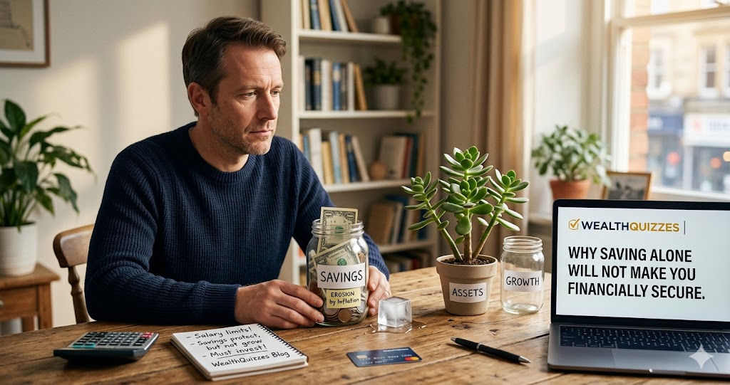 Why Saving Alone Will Not Make You Financially Secure