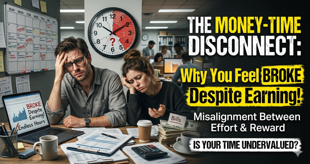 The Money-Time Disconnect: Why You Feel Broke Despite Earning