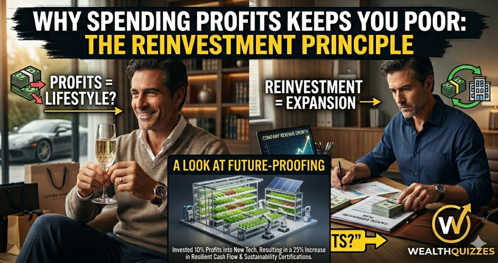 The Reinvestment Principle: Why Spending Profits Keeps You Poor