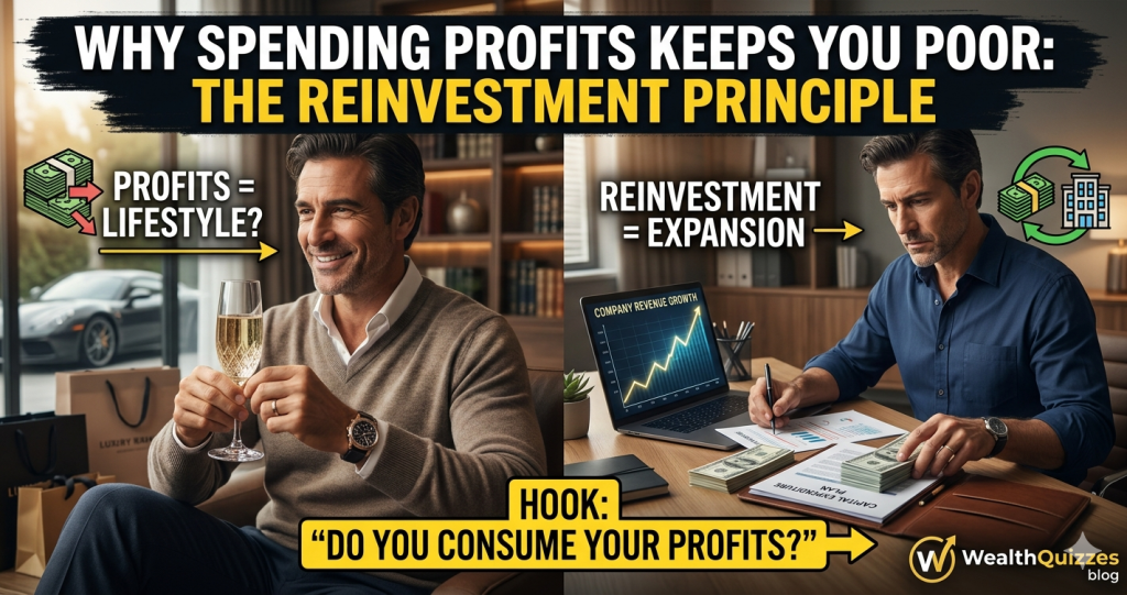The Reinvestment Principle: Why Spending Profits Keeps You Poor