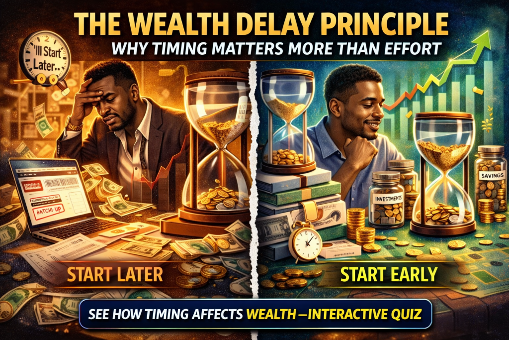 The Wealth Delay Principle: Why Timing Matters More Than Effort