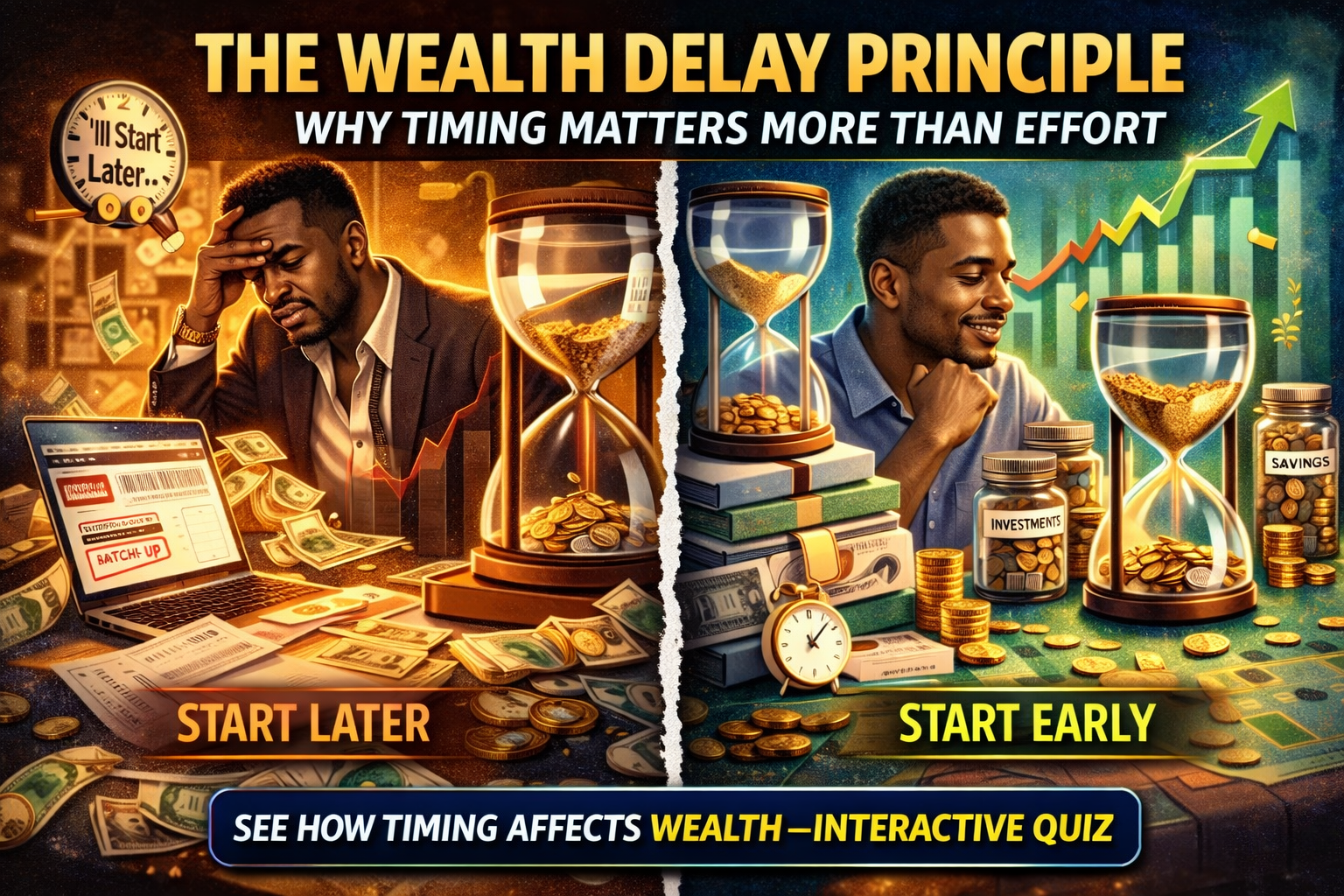 The Wealth Delay Principle: Why Timing Matters More Than Effort