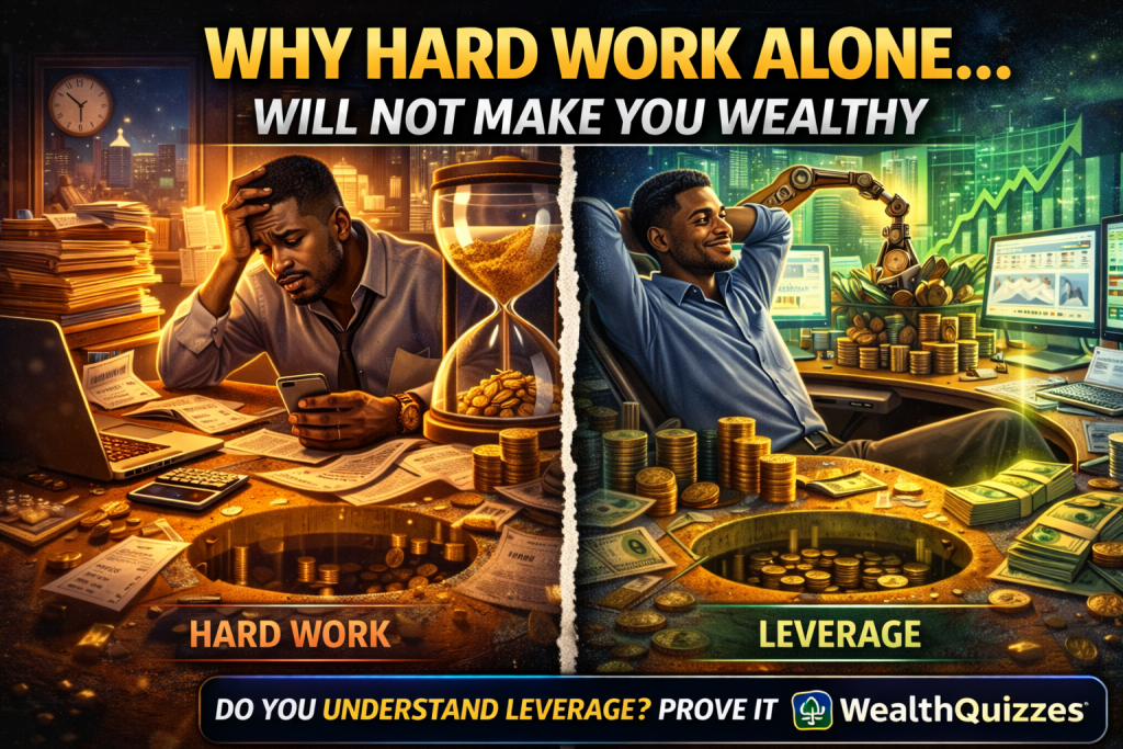 Why Hard Work Alone Will Not Make You Wealthy