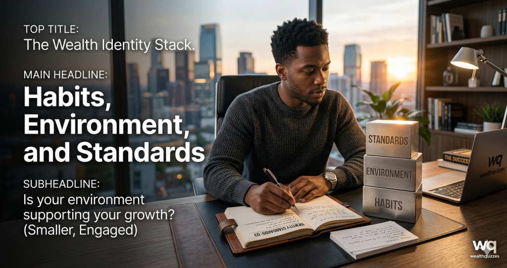 The Wealth Identity Stack: Habits, Environment, and Standards