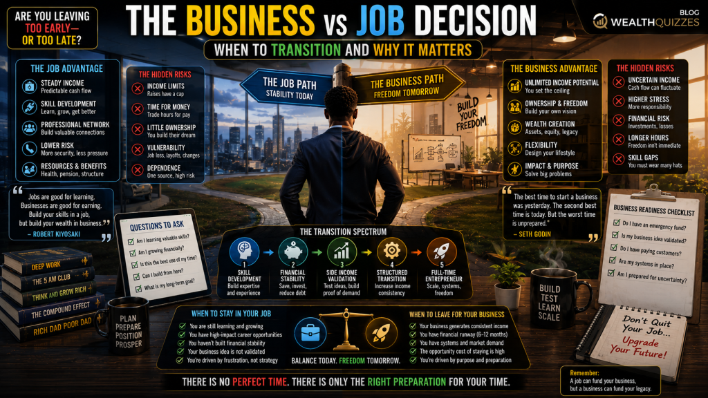 The Business vs Job Decision: When to Transition and Why It Matters