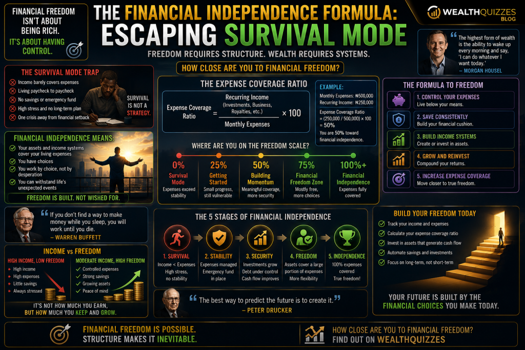 The Financial Independence Formula: Escaping Survival Mode