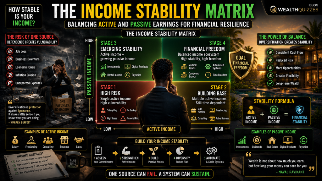 The Income Stability Matrix: Balancing Active and Passive Earnings