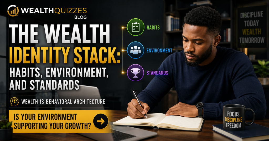 The Wealth Identity Stack: Habits, Environment, and Standards