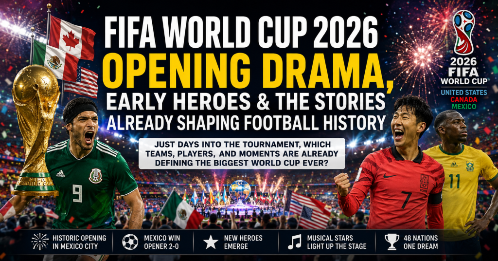 FIFA World Cup 2026: Opening Drama, Early Heroes and the Stories Already Shaping Football History