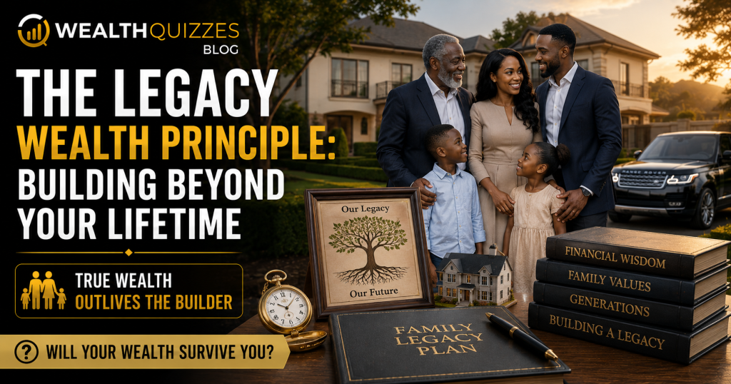 The Legacy Wealth Principle: Building Beyond Your Lifetime