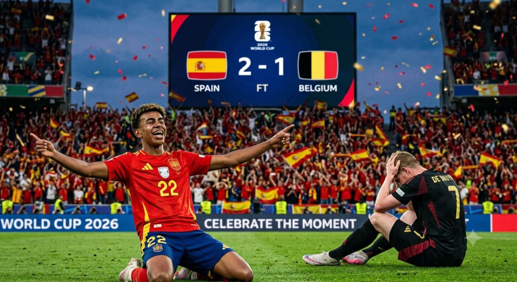 Spain 2–1 Belgium: La Roja's New Generation Marches On as Belgium's Golden Era Finally Fades