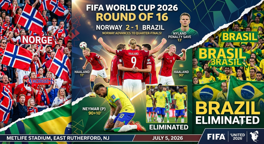 Norway 2–1 Brazil: Haaland, Nusa and the Night the World Cup Shifted