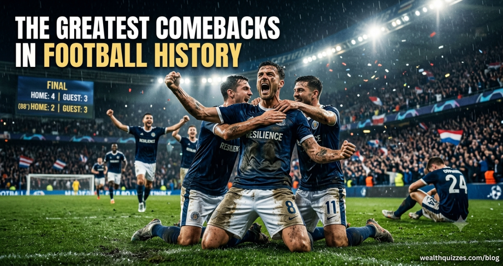 The Greatest Comebacks in Football History: Football Rewards Belief: Resilience and Perseverance