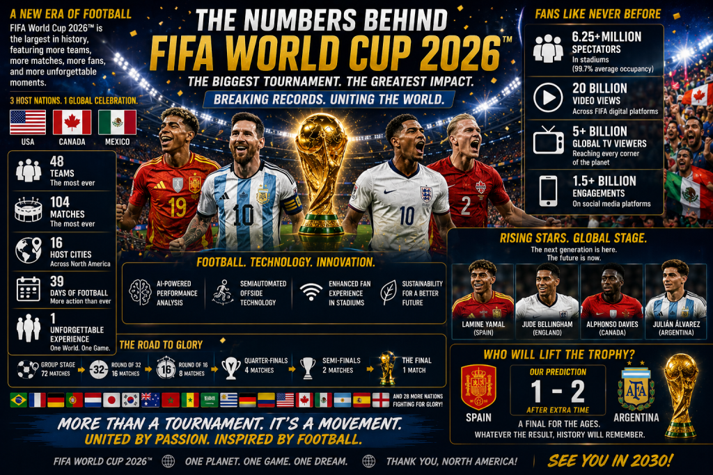 The Numbers Behind FIFA World Cup 2026: How the Biggest Tournament in Football History Is Breaking Every Record