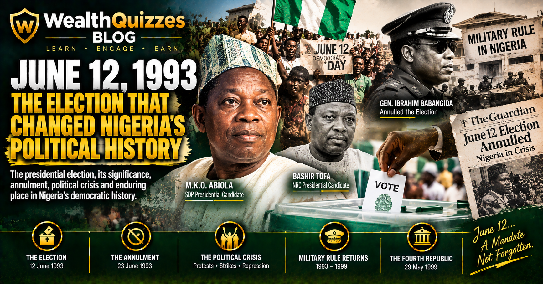 June 12, 1993: The Election That Changed Nigeria’s Political History