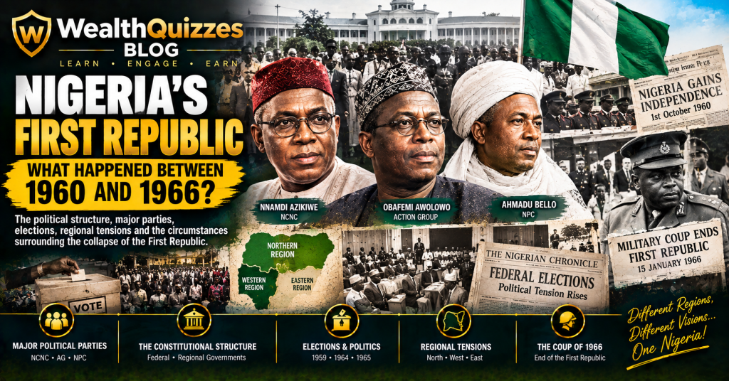 NIGERIA'S FIRST REPUBLIC: WHAT HAPPENED BETWEEN 1960 AND 1966?