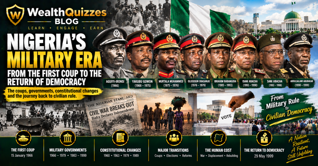 Nigeria’s Military Era: From the First Coup to the Return of Democracy