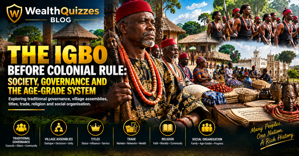 The Igbo Before Colonial Rule: Society, Governance and the Age-Grade System